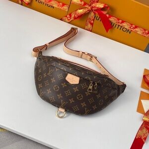 Louis Vuitton Bumbag Brown Monogram Canvas Messenger Bag